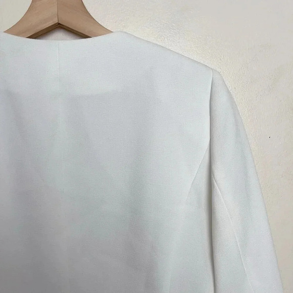 Tahari ASL Womens 4 Bell Sleeve  White Career Blazer - Picture 15 of 15